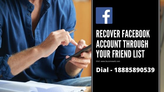 Reset Facebook password by identifying friends
