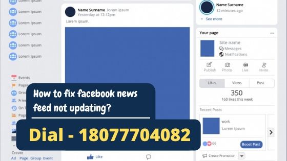 Facebook news feed not updating