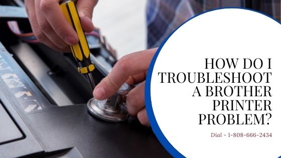 How do I troubleshoot a Brother printer problem?