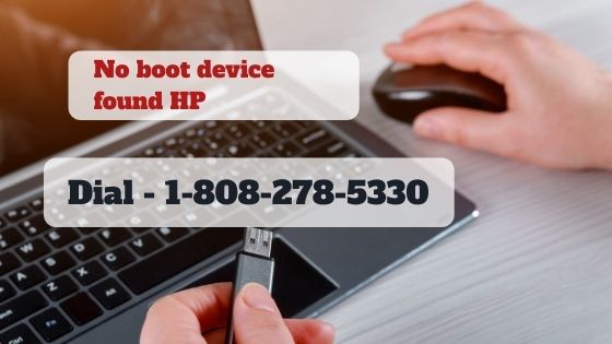 No boot device found HP