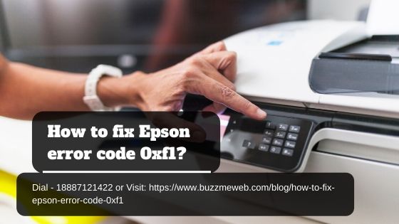 How to fix Epson error code 0xf1?