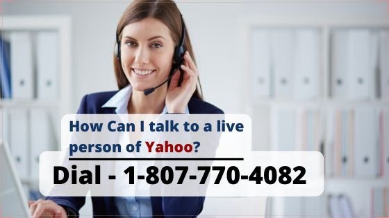 How do I talk to a live person at Yahoo?