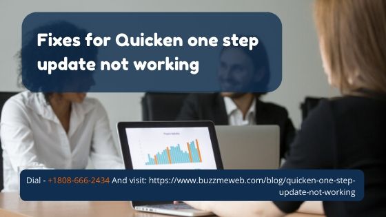 quicken one step update not working