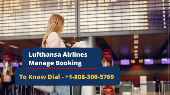 Lufthansa Airlines Manage booking