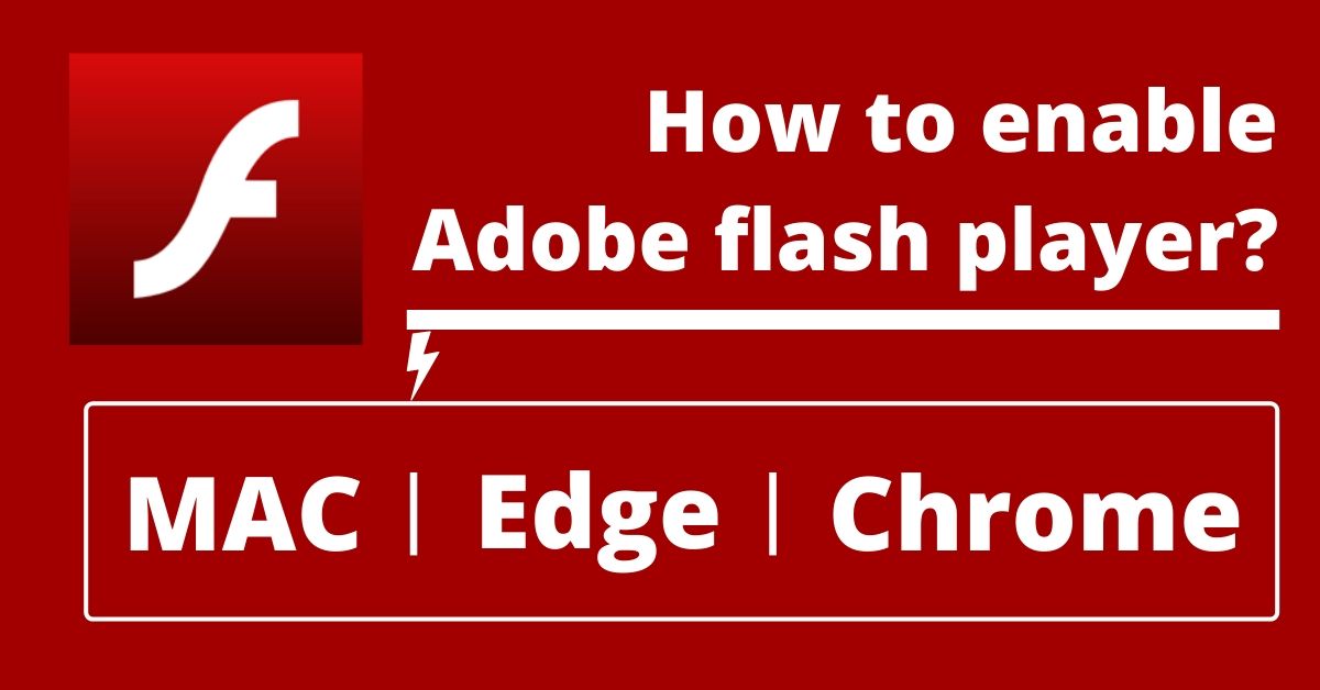 How to enable adobe flash player?