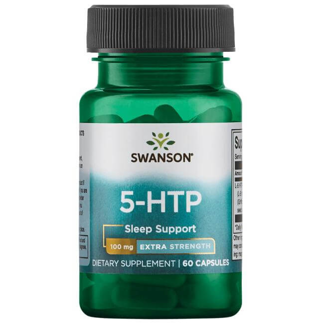 Swanson 5-HTP 100 mg 60 caps Supplement-Extra strength