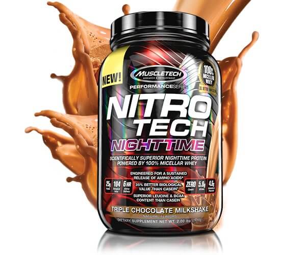 Muscletech Nitro Tech Nighttime 907g Protein Casein