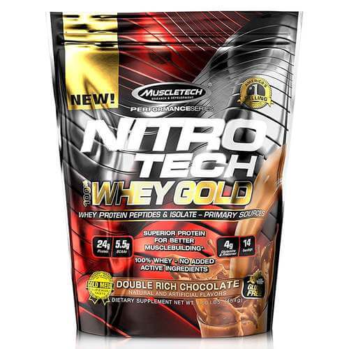 Muscletech Nitro Tech 100 Whey Gold 450g 14 Servings-Performance Series