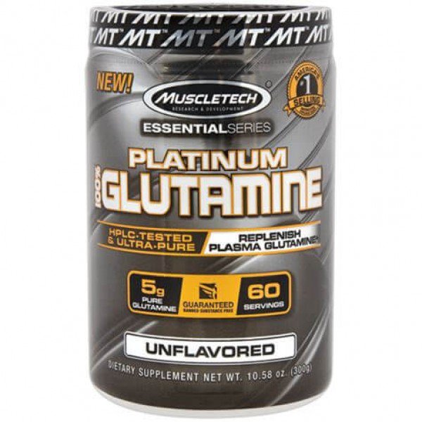 Muscletech Platinum 100% Glutamine Ultra-Pure 302g