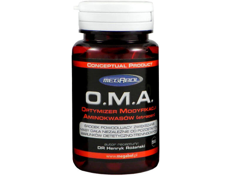 Megabol O. M. A. 56 caps Stimulator Lean Muscle Mass