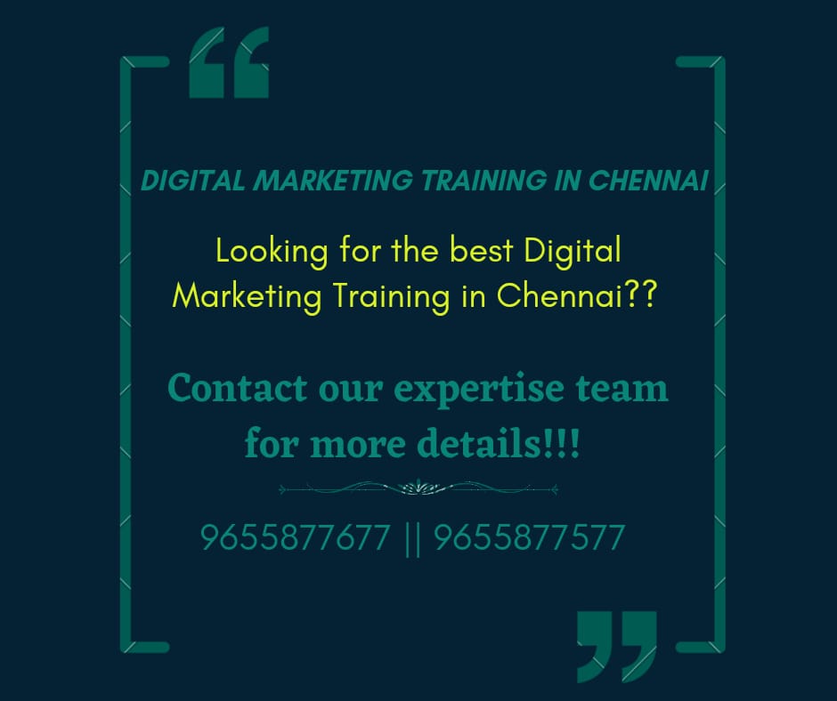 Digital Marketing Course in Chennai