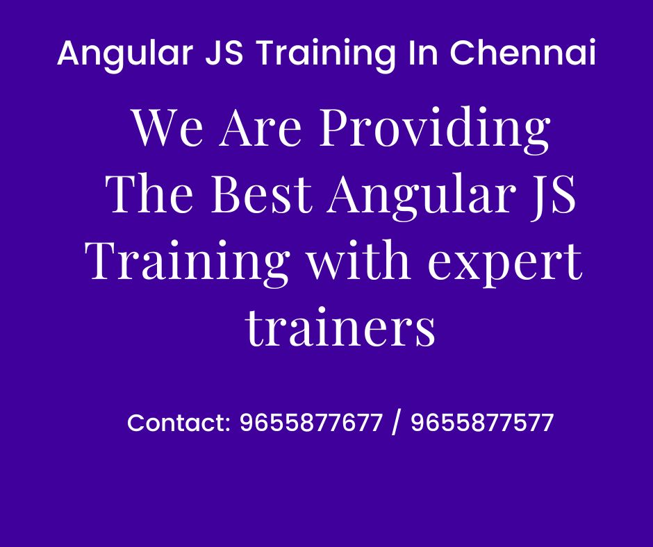 Angular JS Training in Chennai