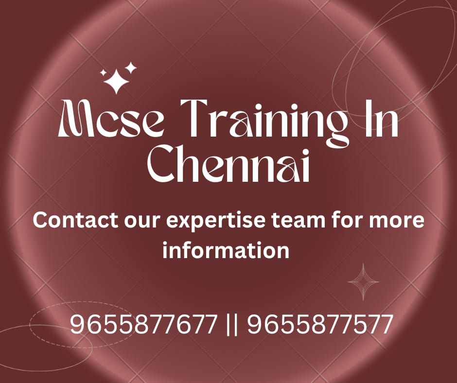 MCSE Training in Chennai