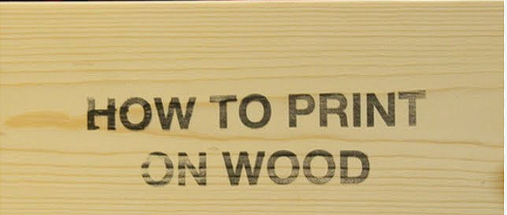 How to print on wood at home inexpensively