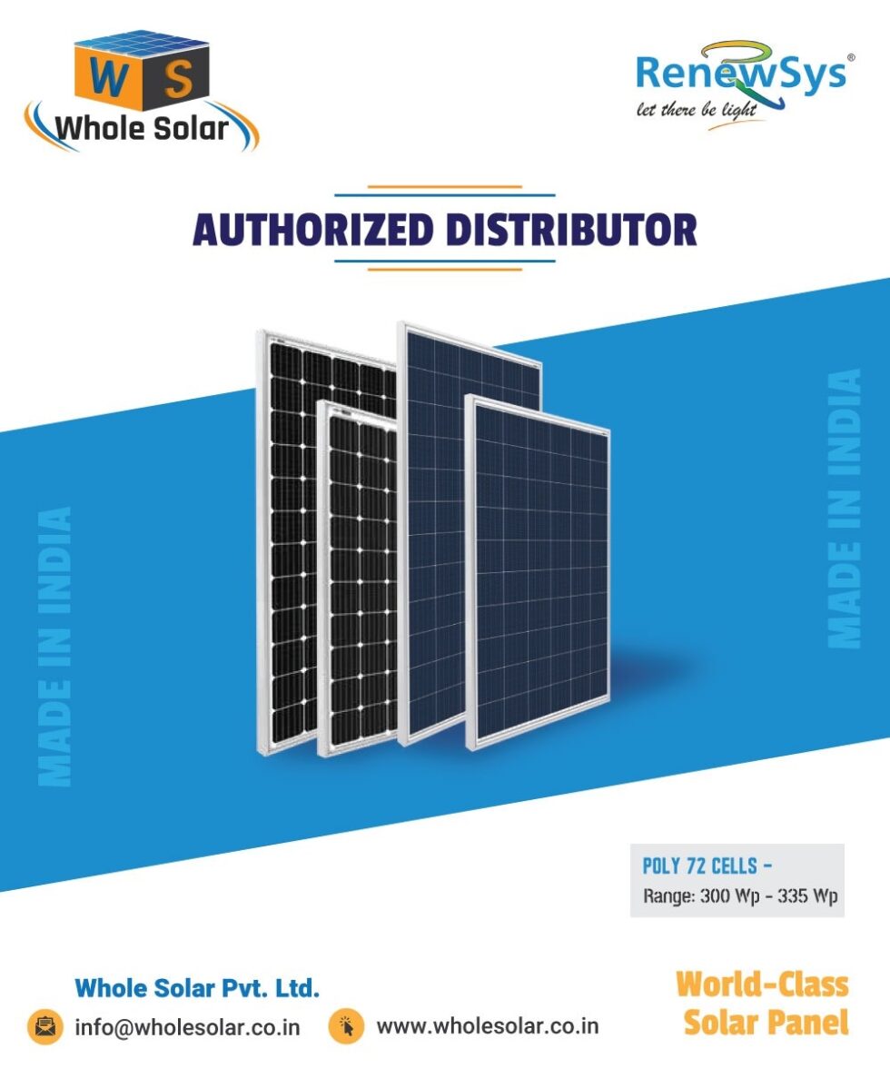 Whole Solar Exclusive: Renewsys 540W Solar Panel at a Competitive Price Point