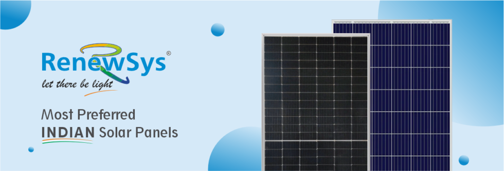 RenewSys Solar Panel: A Reliable Choice for Residential Solar Solutions