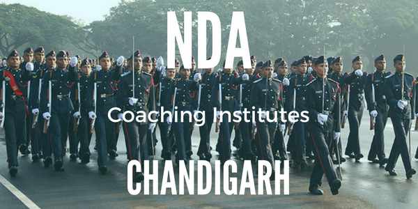 What is a list of the top 5 institutes for an NDA coaching in Chandigarh?