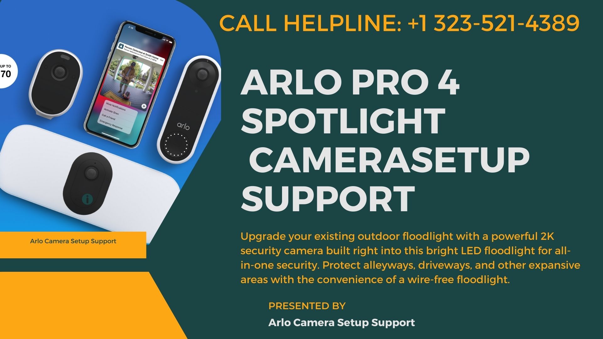 Arlo Pro 4 Spotlight Camera Setup Support | Arlo Pro 4 Review