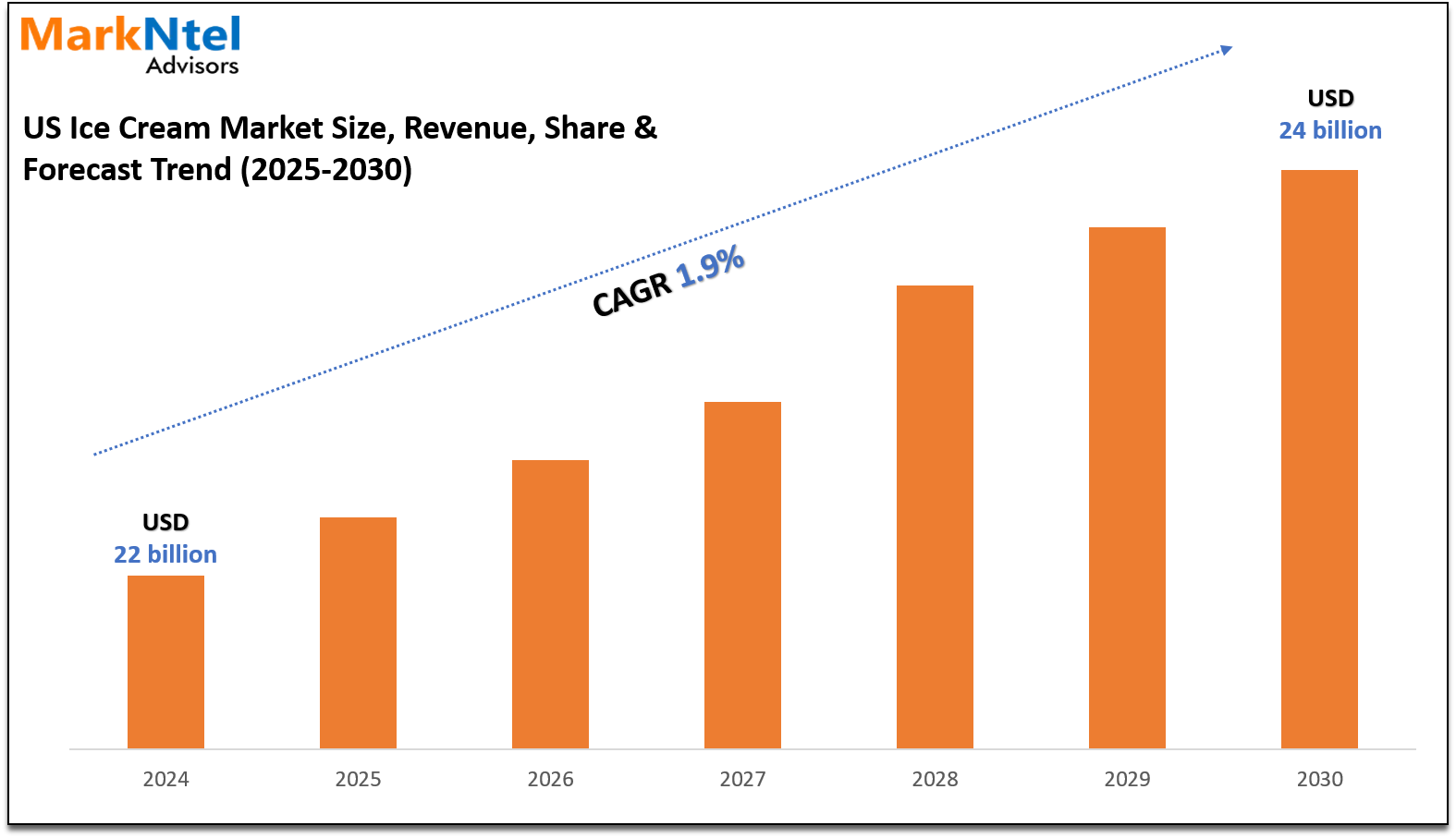 US Ice Cream Market Insights: Size, Trends & Forecast 2025-2030
