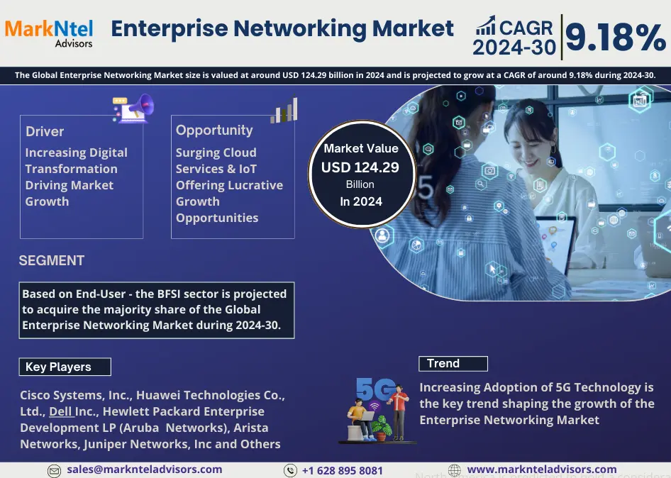 Enterprise Networking Market Size, Share & Trend Analysis Report (2024–2030)