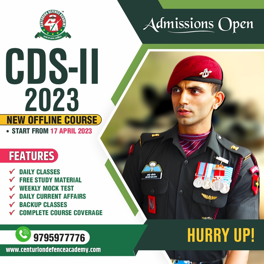 Best CDS Coaching in India | Centurion Defence Academy