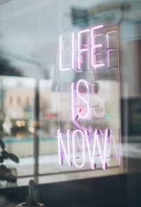 The Power of Now. It’s now or never.