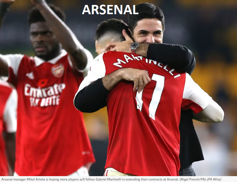 NEWS - Mikel Arteta hopes that other Arsenal 2023