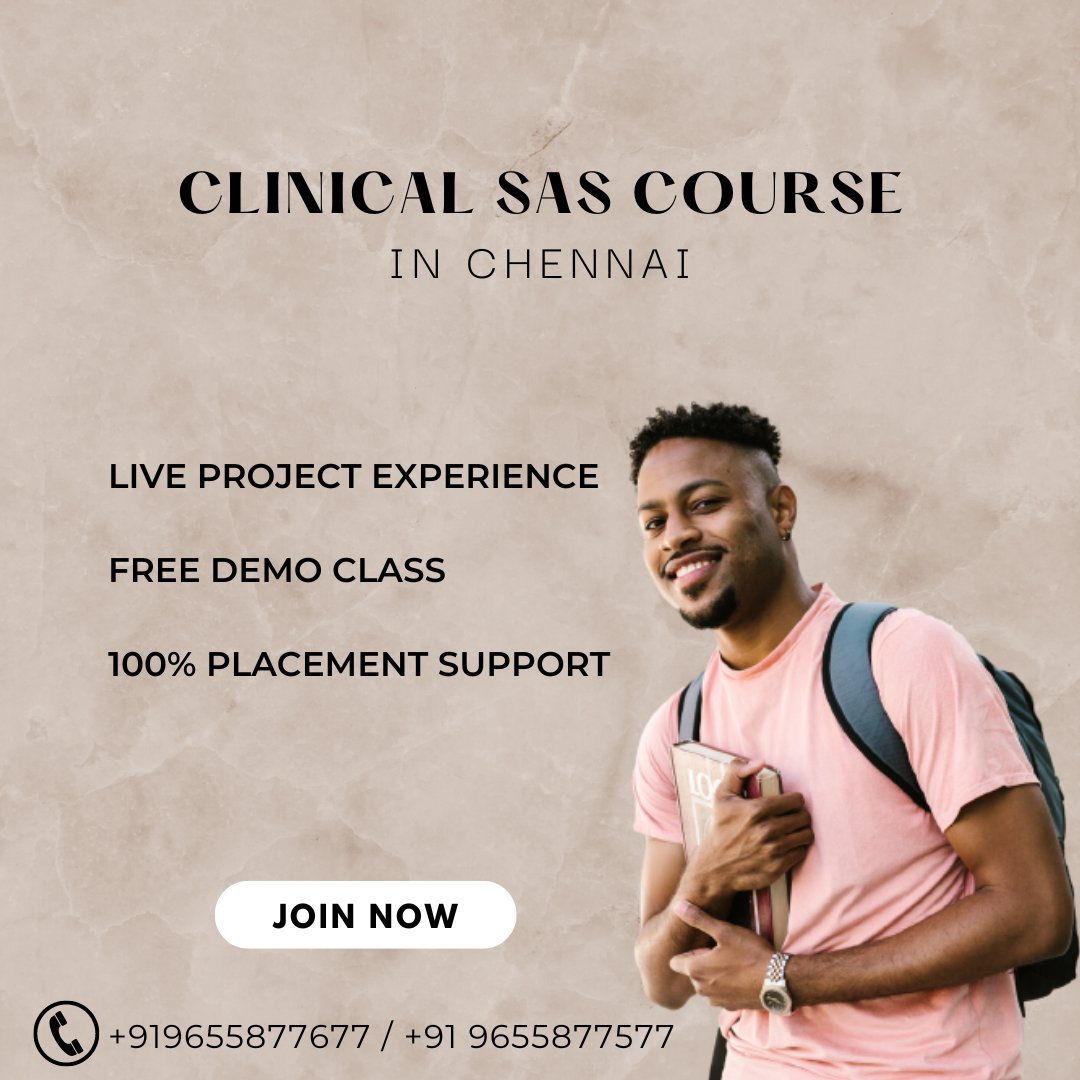 Clinical SAS Course in Chennai