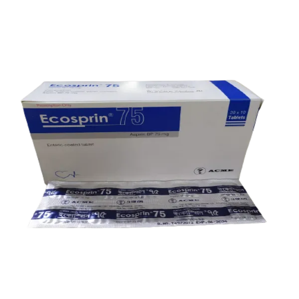 Buy ECOSPRIN 75MG TABLET Online At Lowest Price on chemist180