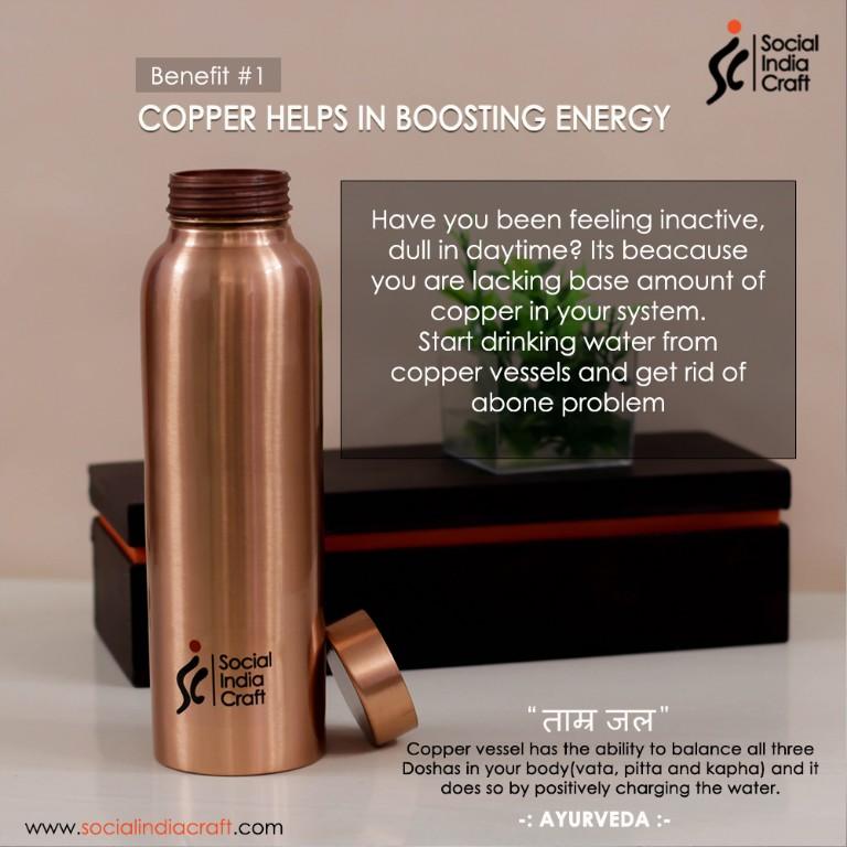 Copper Water bottle online