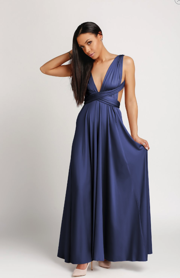 Infinity Floor Length Bridesmaid Dress