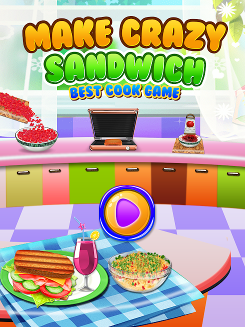 Make Crazy Sandwich - Best Cook Game - Sandwich game