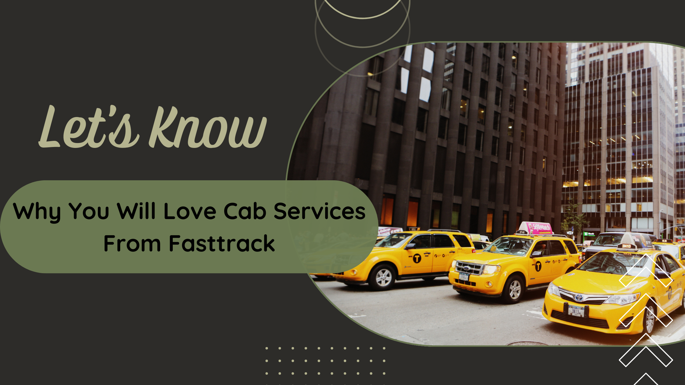Top Reasons Why You Will Love Cab Services From Fast Track