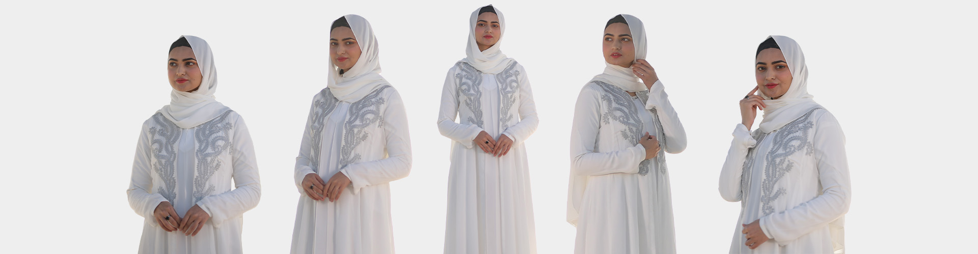 Are there specific styling tips for long-sleeved dresses?