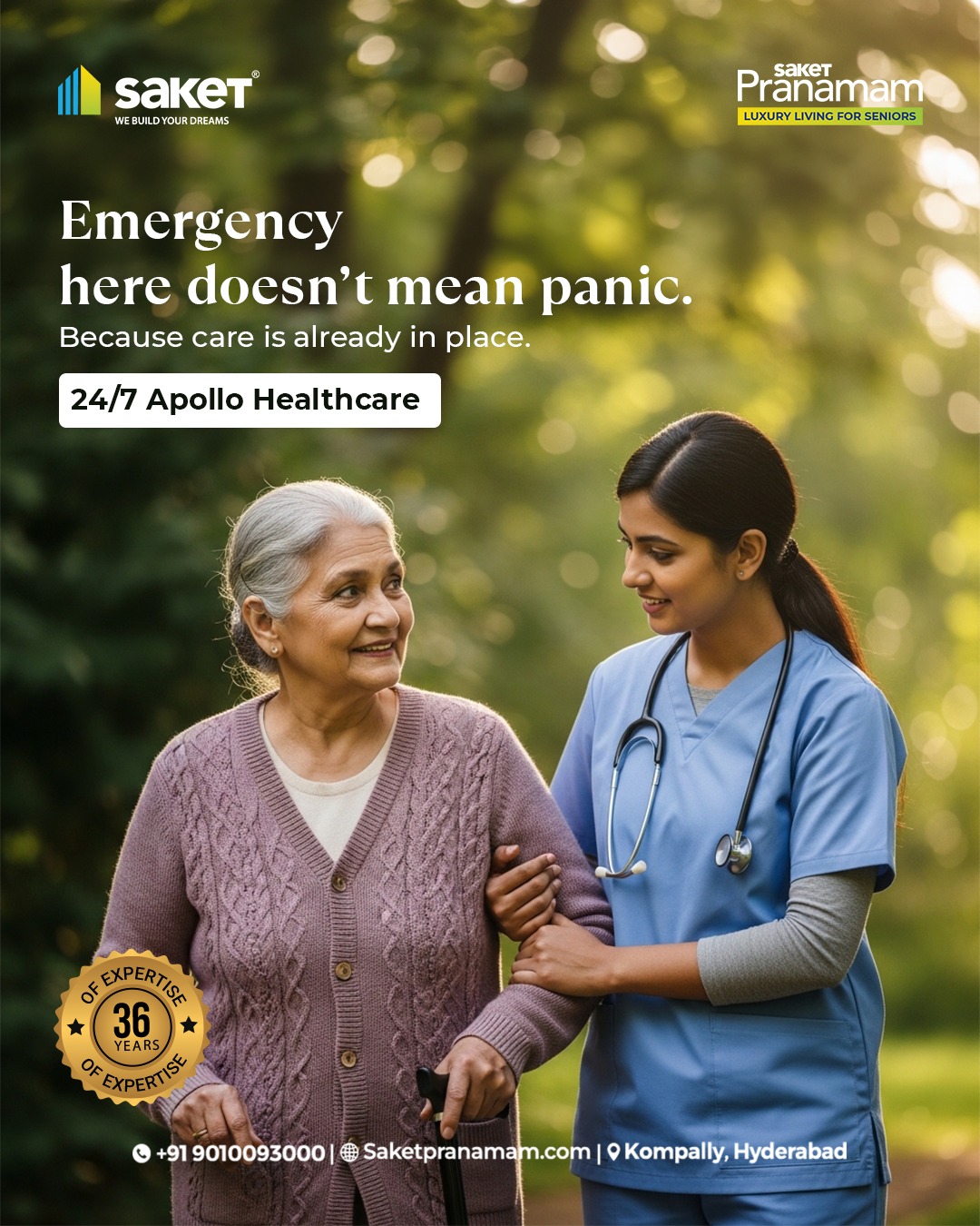 Medical & Care Facilities in Retirement Homes in Hyderabad