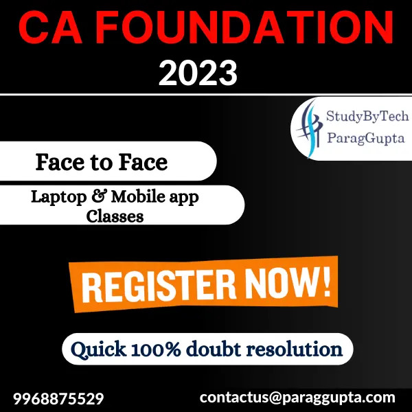CA Foundation Classes