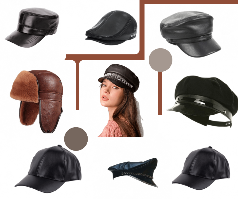 Incredible Leather Caps Designs For Boys and Girls