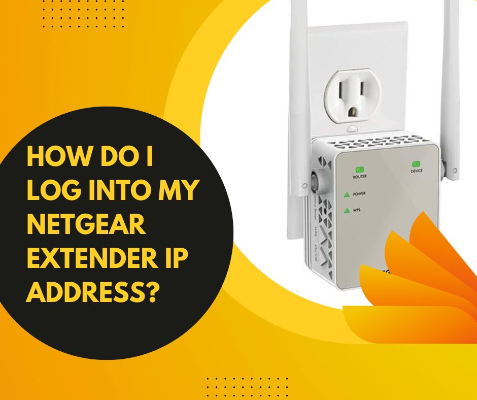 How do I log into my NETGEAR extender IP address?
