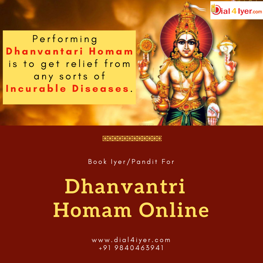 Dhanvantari Homam for Good Health 