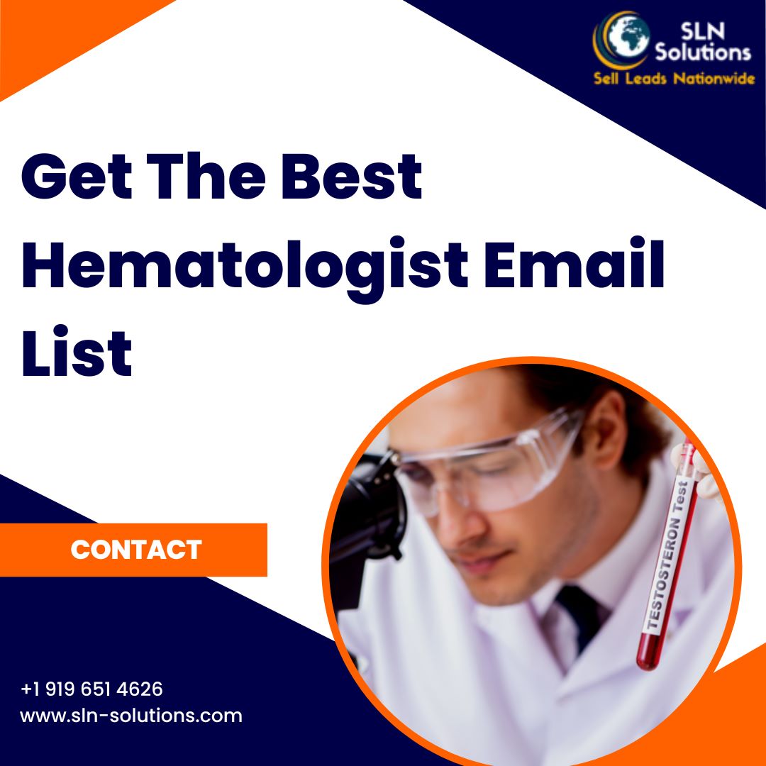 Looking For Hematologist Email List?