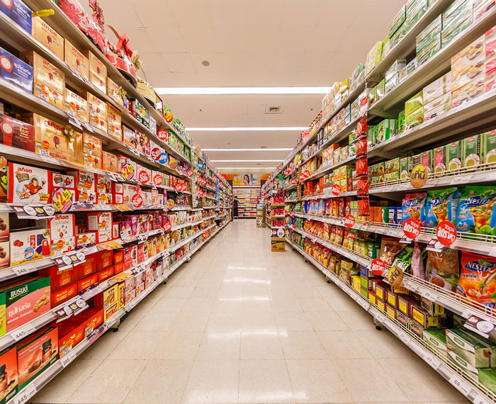 supermarket display racks in delhi