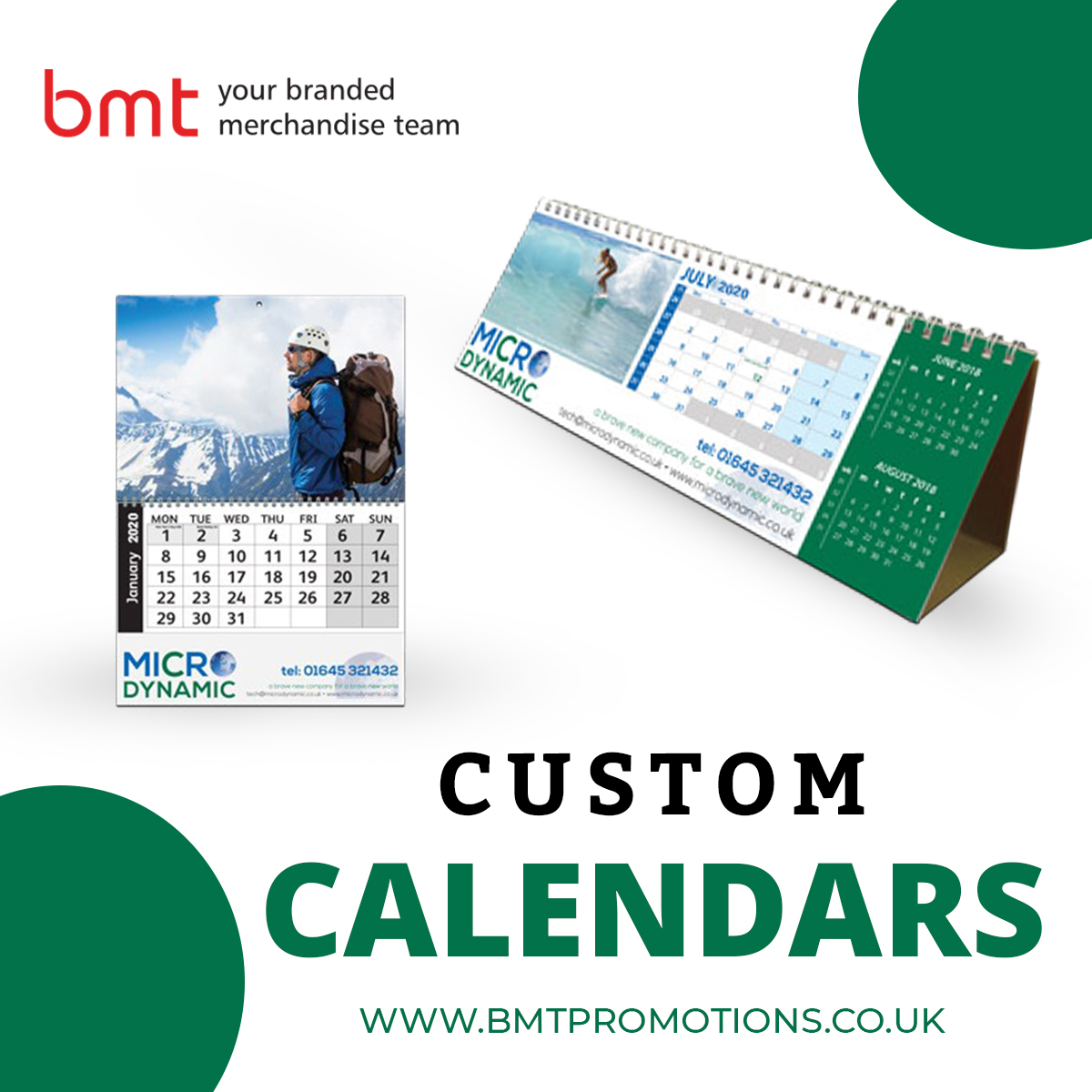 Custom Calendars