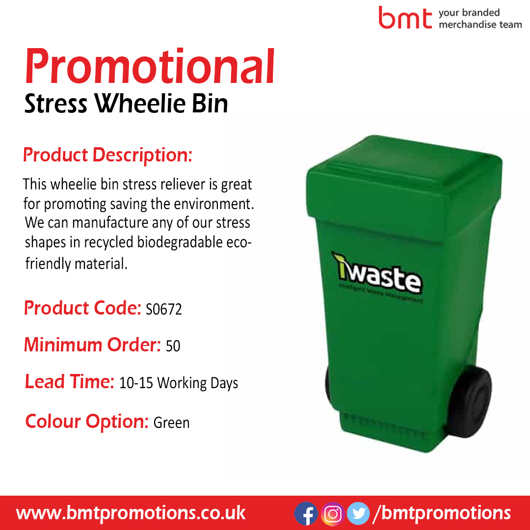 Promotional Stress Wheelie Bin