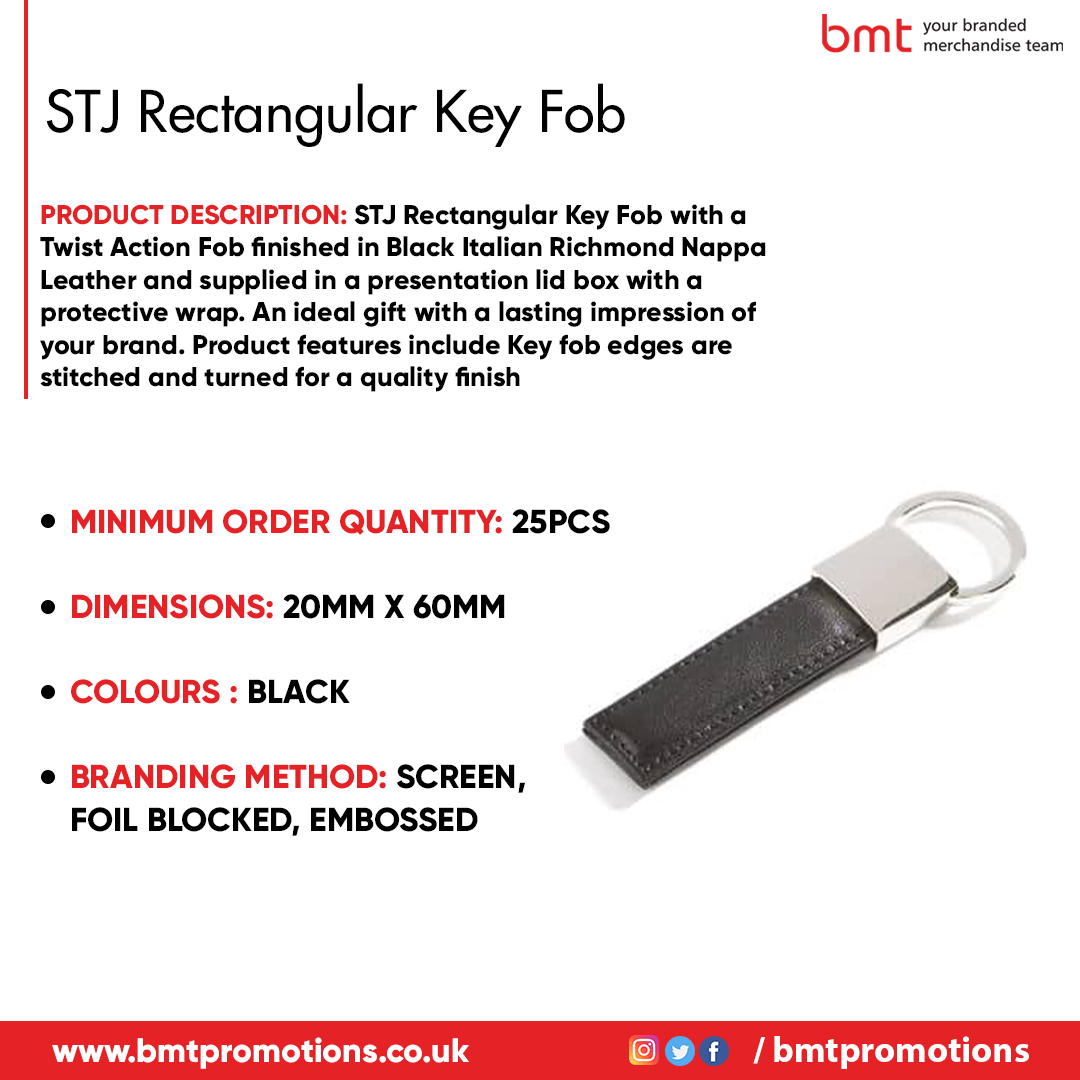 Promotional STJ Rectangular Key Fob