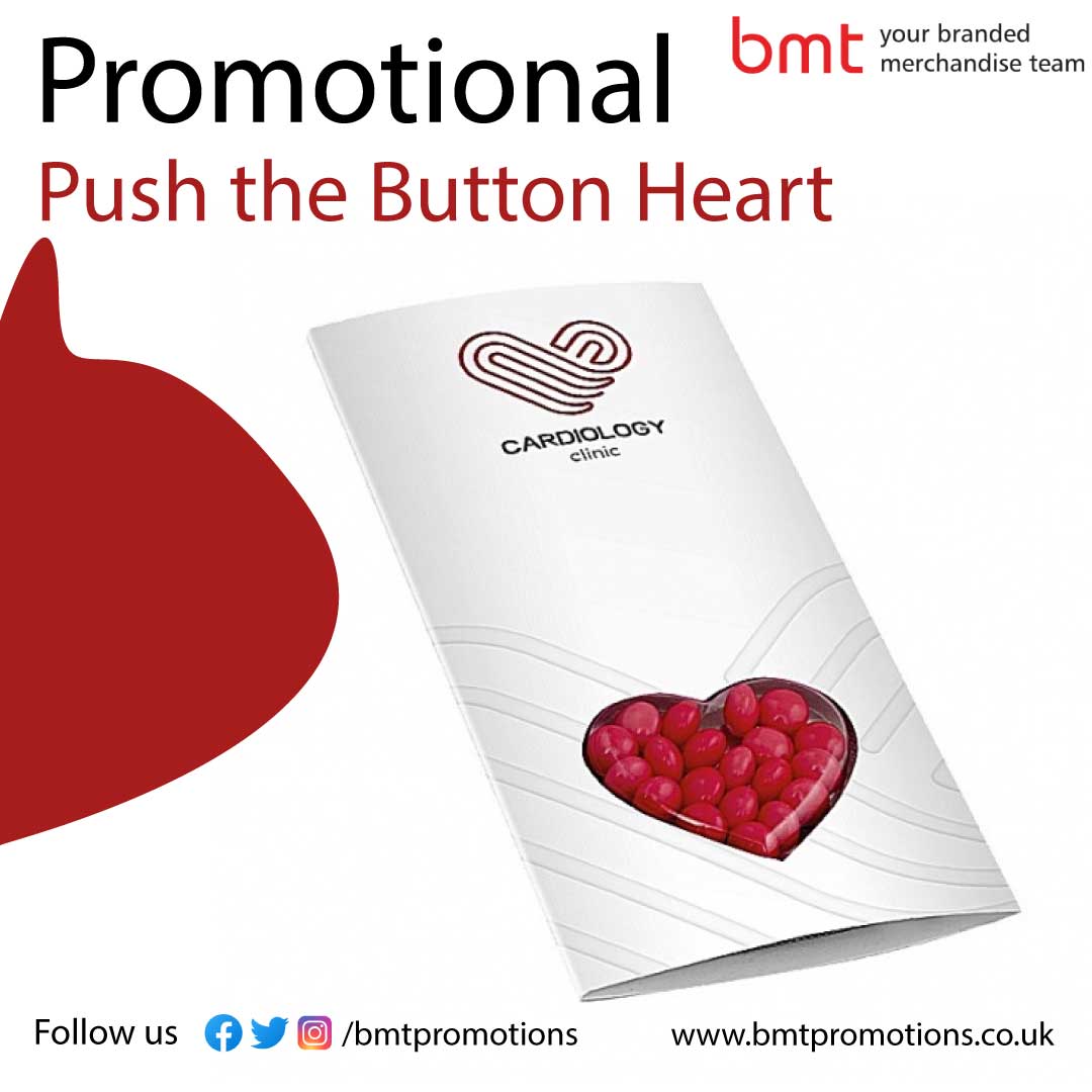 Promotional Push the Button Heart