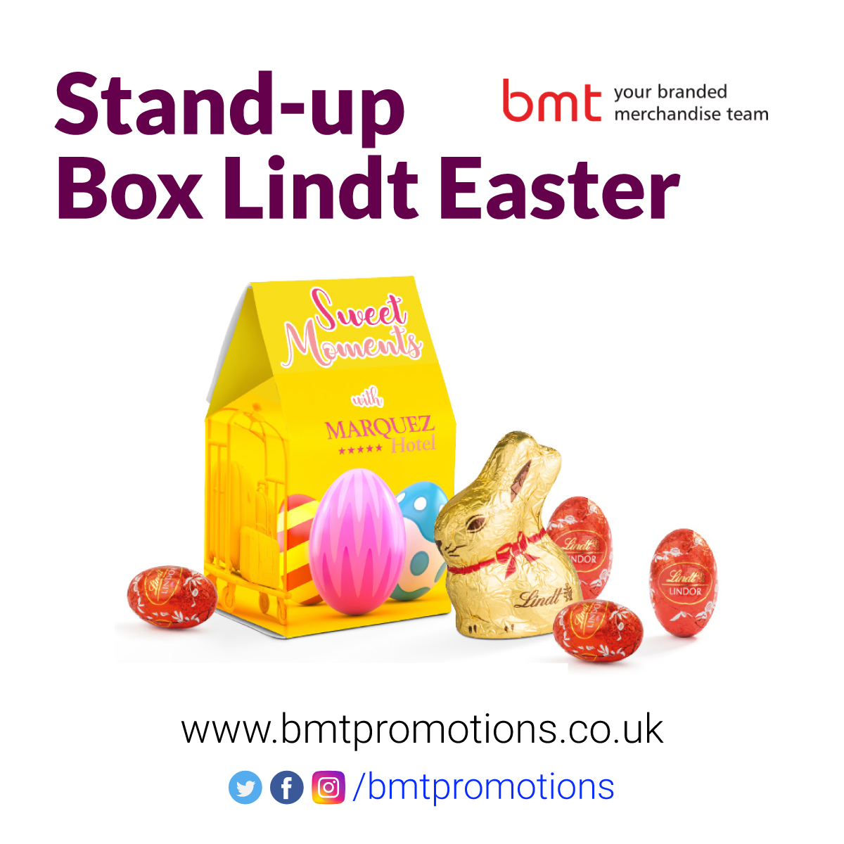 Stand-up Box Lindt Easter