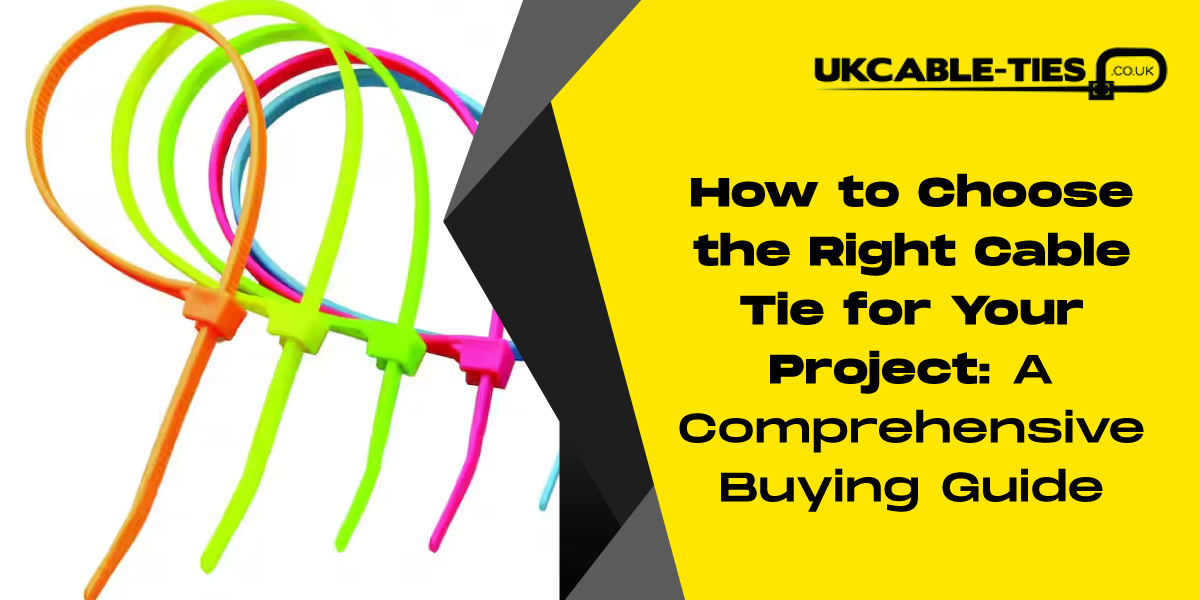 How to Choose the Right Cable Tie for Your Project: A Comprehensive Buying Guide