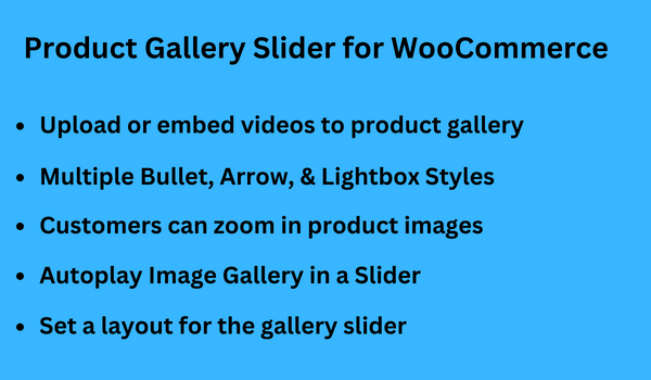 Product Gallery Slider for WooCommerce
