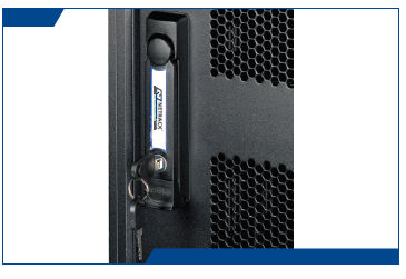 What are the different types of locking systems offered by Netrack, and how do they differ?