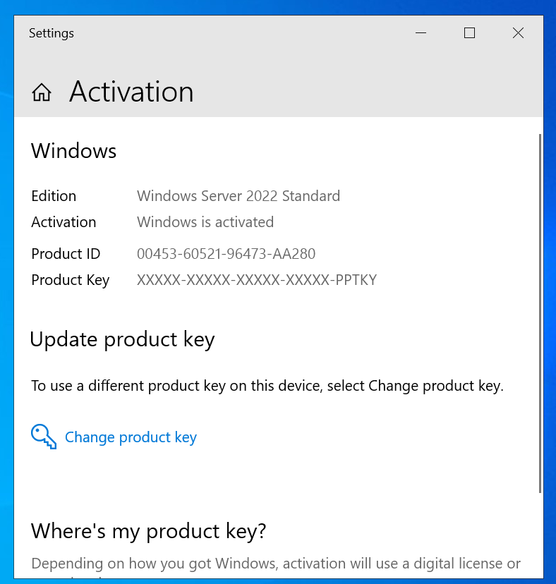 How to Convert Windows Server 2022 Standard Evaluation to Standard Retail edition 